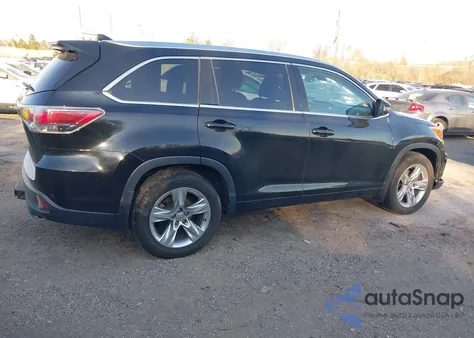 2015 Toyota Highlander Limited V6 from USA, damaged, VIN 5TDDKRFH7FS178555